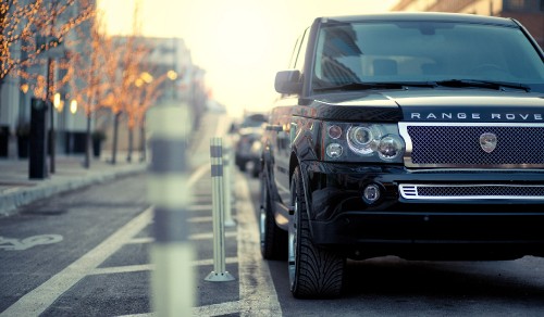 Image black mercedes benz g class on road during daytime