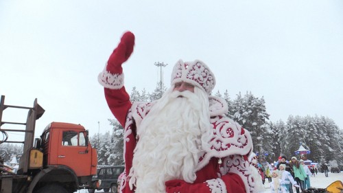 Image Santa Claus, ded moroz, winter, snow, event