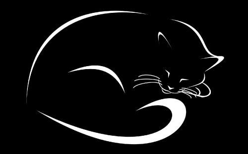 Image black and white flower illustration