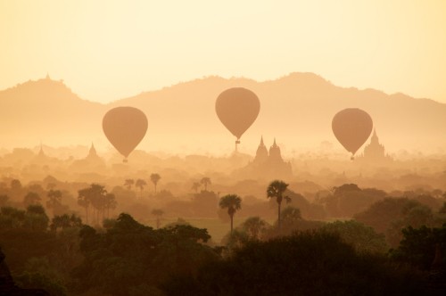 Image balloon, hot air balloon, hot air ballooning, morning, atmosphere