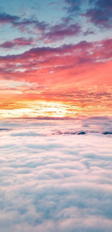 Image cloudy sunset, cloud, sunset, sunrise, atmosphere