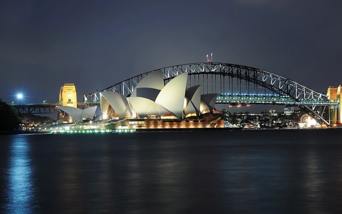 sydney opera house in australia during night time