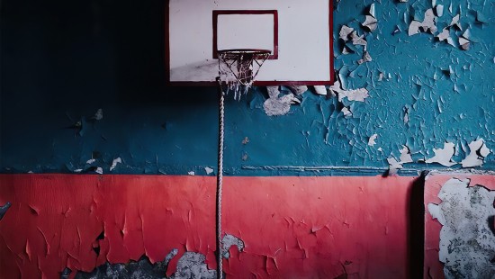 Image basketball, street art, visual arts, concrete, Basketball court