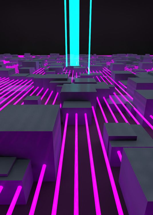 Luminaire Violet et Rose. Wallpaper in 2400x3360 Resolution