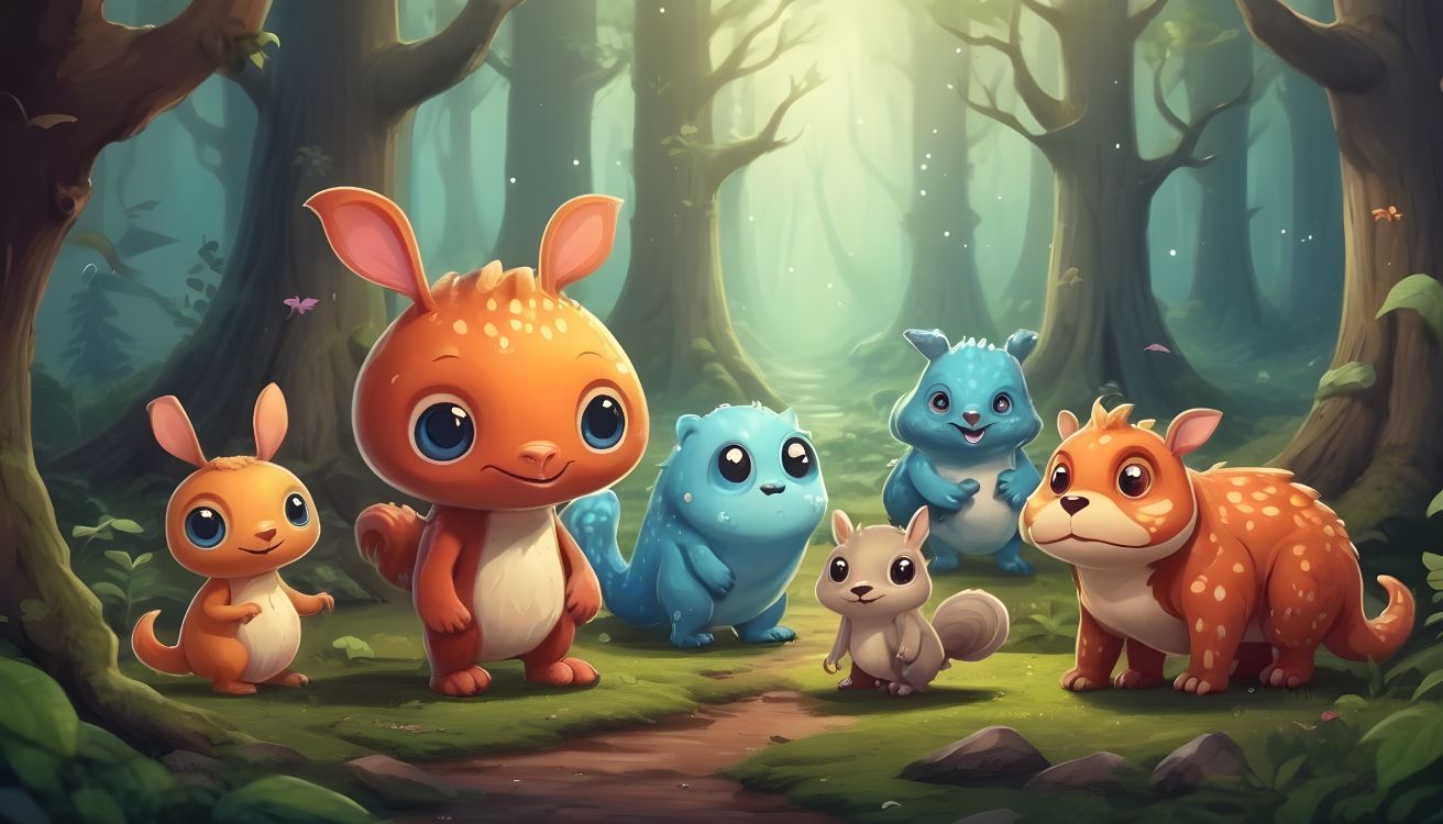 Cartoon, Arts Visuels, Fiction, Green, Nature. Wallpaper in 5376x3072 Resolution