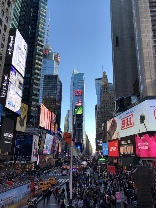 Image times square, king, tower block, metropolis, urban area