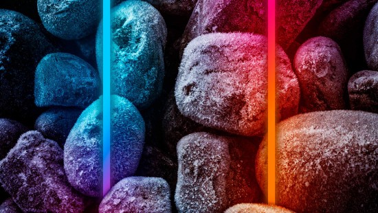 Image colorfulness, blue, food, sugar, magenta