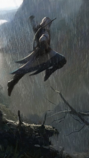Image Assassins Creed III, assassins creed, forest, darkness, art