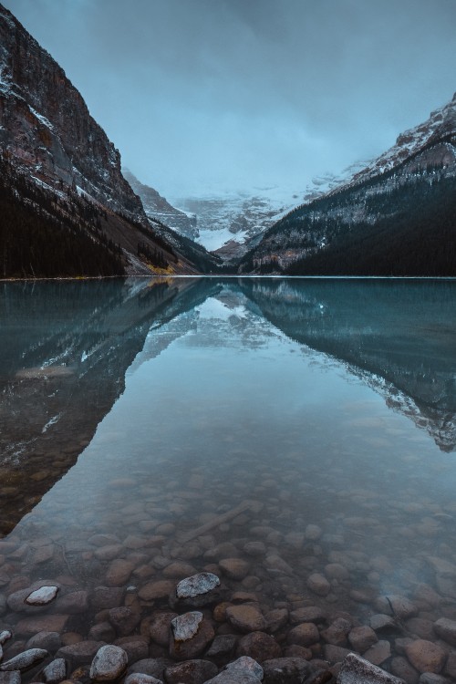 Image lake louise, lake, nature, mountain, mountainous landforms