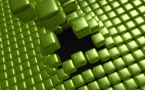 Image green and black digital wallpaper