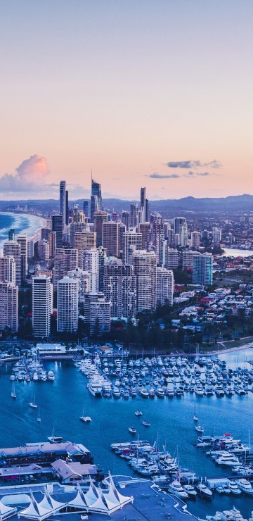 Image gold coast, surfers paradise beach, gold coast broadwater, brisbane, south east queensland