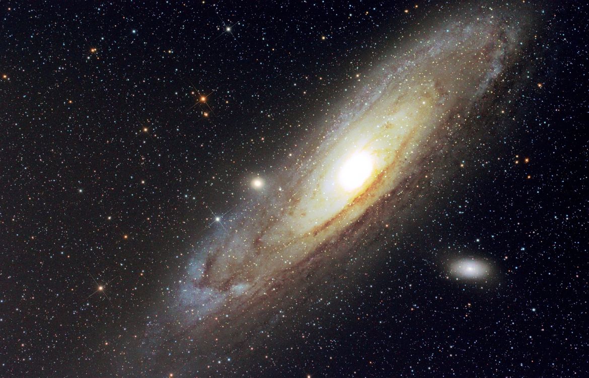 仙女座星系, 天文学, 外层空间, 气氛, 宇宙 壁纸 3456x2214 允许