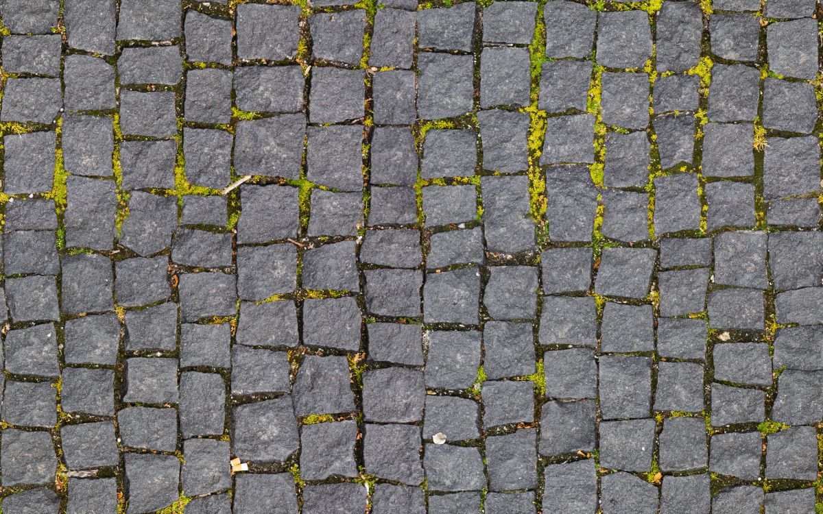 Schwarz-weißer Ziegelboden. Wallpaper in 2560x1600 Resolution