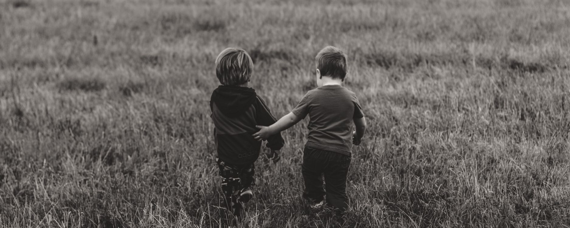 friendship, grass, child, feliz dia do amigo 2018, Man