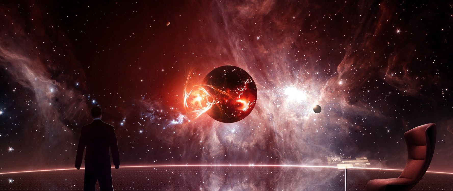 外层空间, 天文学对象, 宇宙, 空间, 气氛 壁纸 2560x1080 允许