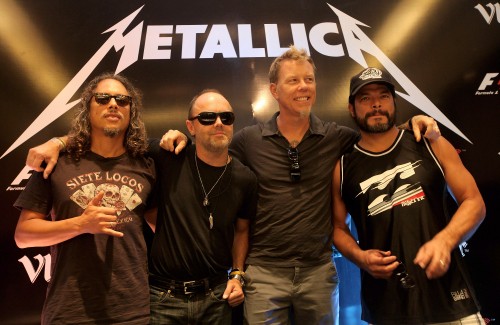 Image James Hetfield, Lars Ulrich, Robert Trujillo, Metallica, Kirk Hammett