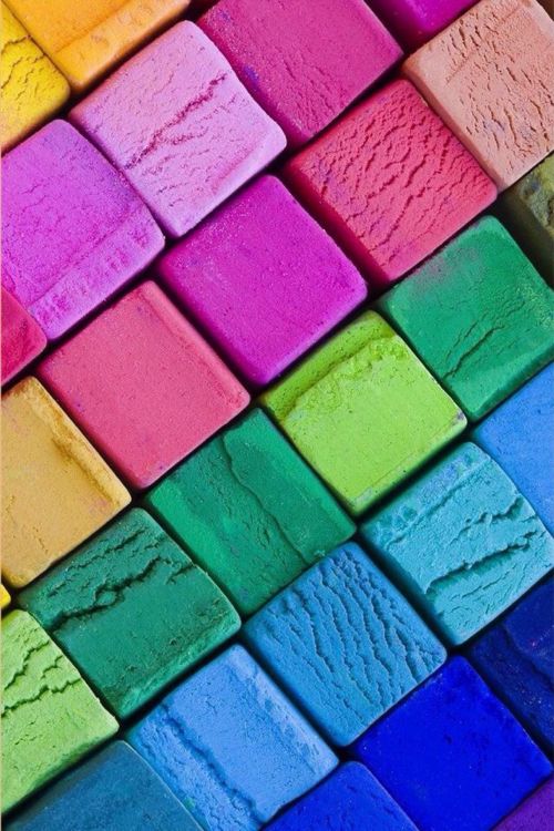 Pared Pintada Azul Amarillo y Rosa. Wallpaper in 1334x2000 Resolution