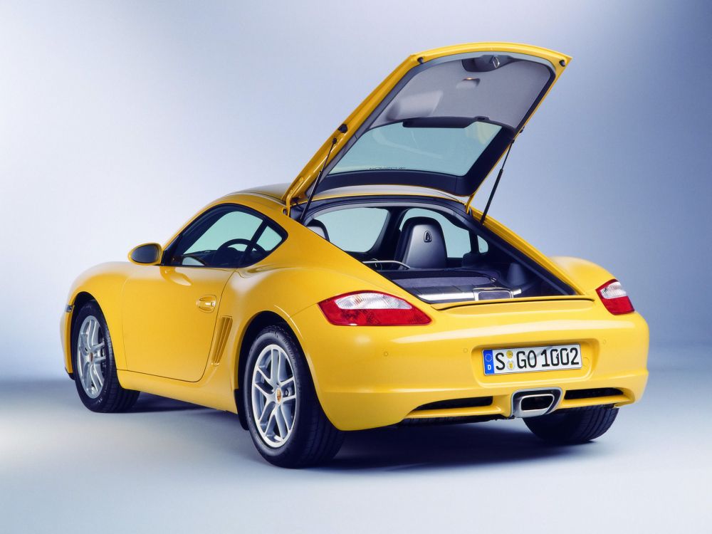 Porsche 911 Orange Sur Fond Blanc. Wallpaper in 1920x1440 Resolution