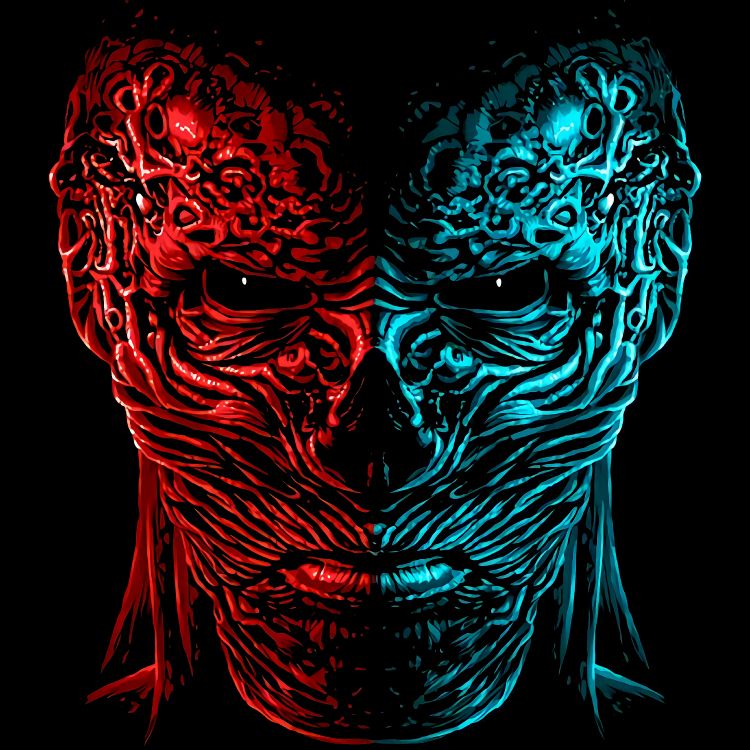 Amoled, OLED, Cabeza, Camiseta, Arte. Wallpaper in 4096x4096 Resolution