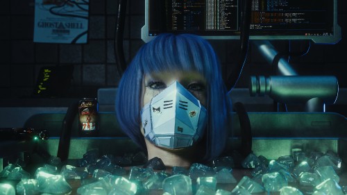 Image cyberpunk 2077, cyberpunk, virtual reality, netrunner, eyelash