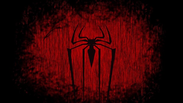 Wallpaper Red and Black Spider Man Logo, Background - Download Free Image