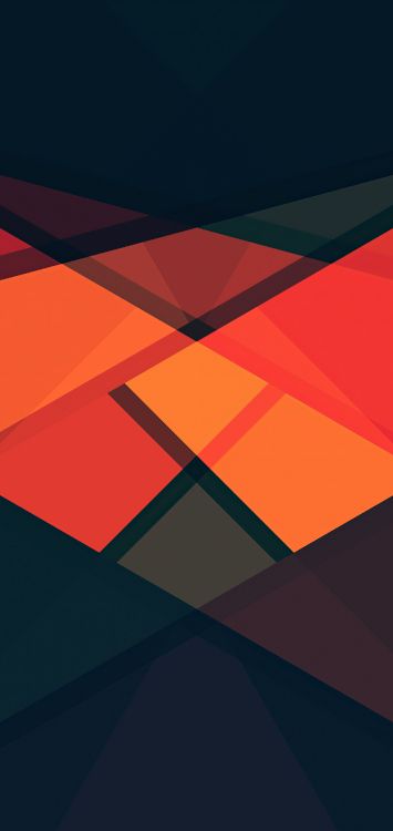 Orange, Art, Conception, Rectangle, Triangle. Wallpaper in 1421x3000 Resolution