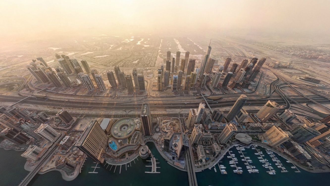 aerial view of city buildings during daytime