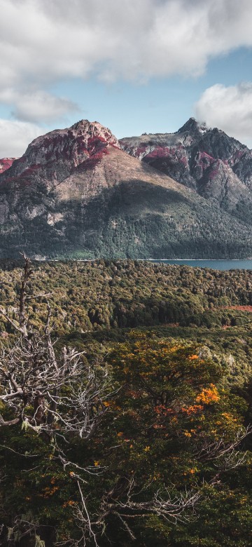 Image mountainous landforms, mountain, highland, nature, wilderness