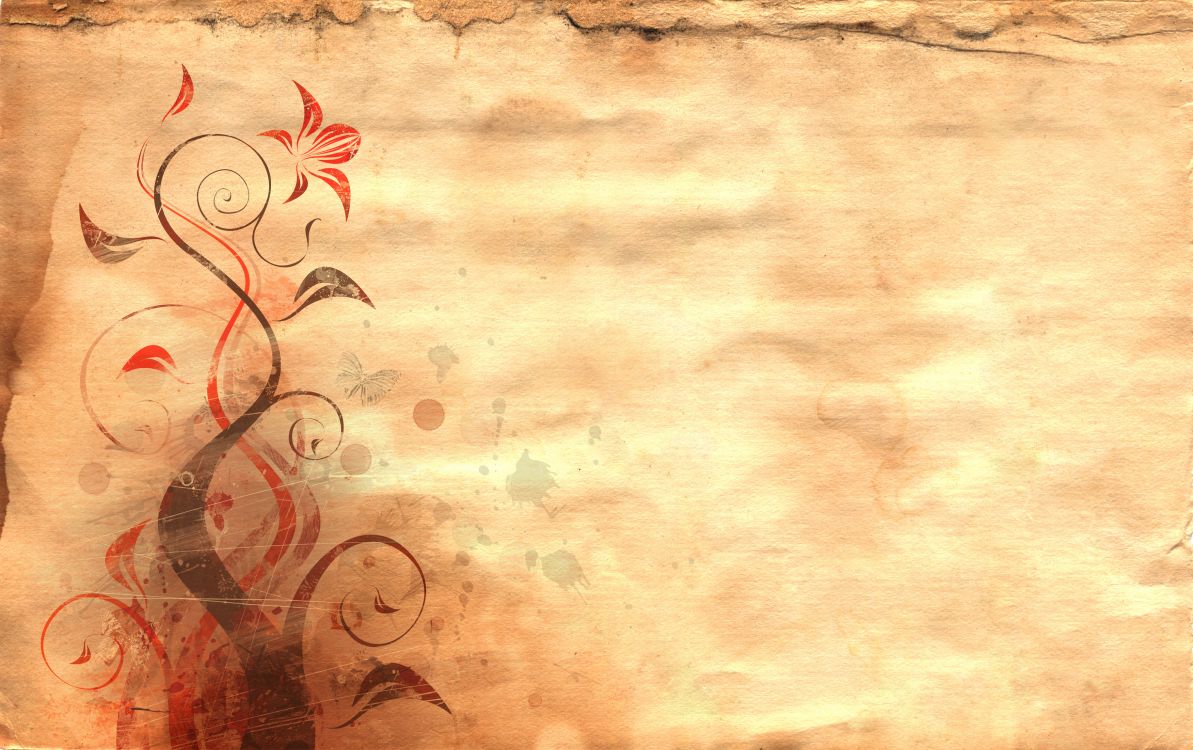 brown and black floral textile