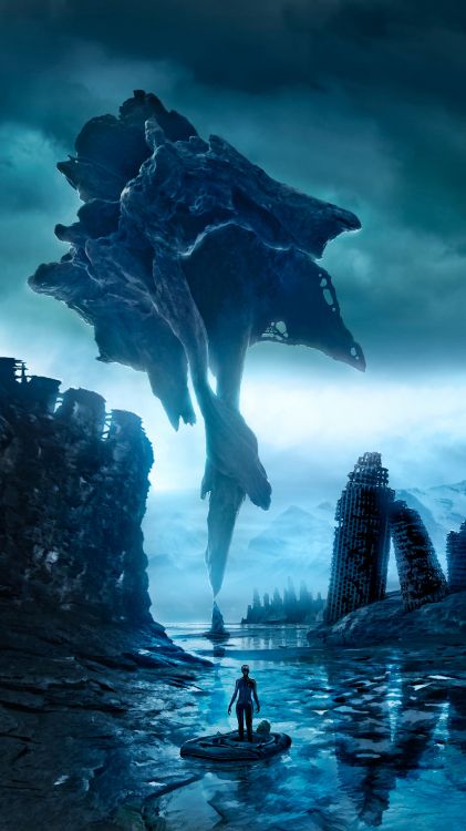 art, Cover art, painting, romantically apocalyptic, work of art