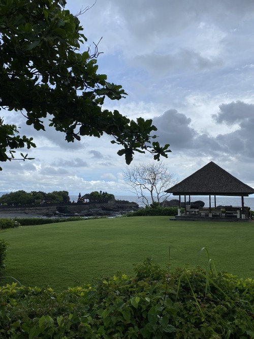 Image bali, cloud, grass, Gazebo, plain