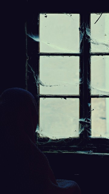 Image person in front of window