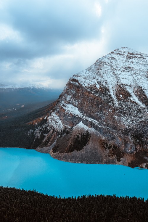 Image mountain range, ridge, mountain, natural landscape, loch