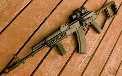 Image ak-74, gun, firearm, rifle, air gun