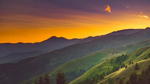 Image dusk, cloud, atmosphere, mountain, ecoregion