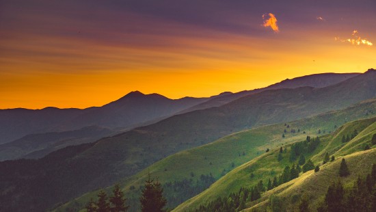 Image dusk, cloud, atmosphere, mountain, ecoregion