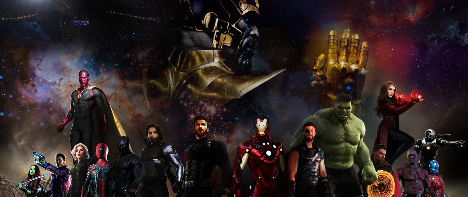 Grupo de Hombres en Traje Negro y Rojo. Wallpaper in 2560x1080 Resolution