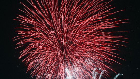 Image fireworks, new years day, night, midnight, event