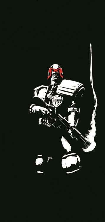 Juez Dredd David Aja, Juez Dredd, Camiseta, 2000 Ad, el Puño de Hierro Inmortal. Wallpaper in 1440x3040 Resolution
