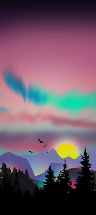 气氛, 生态区, 光, 性质, 自然景观 壁纸 1080x2400 允许