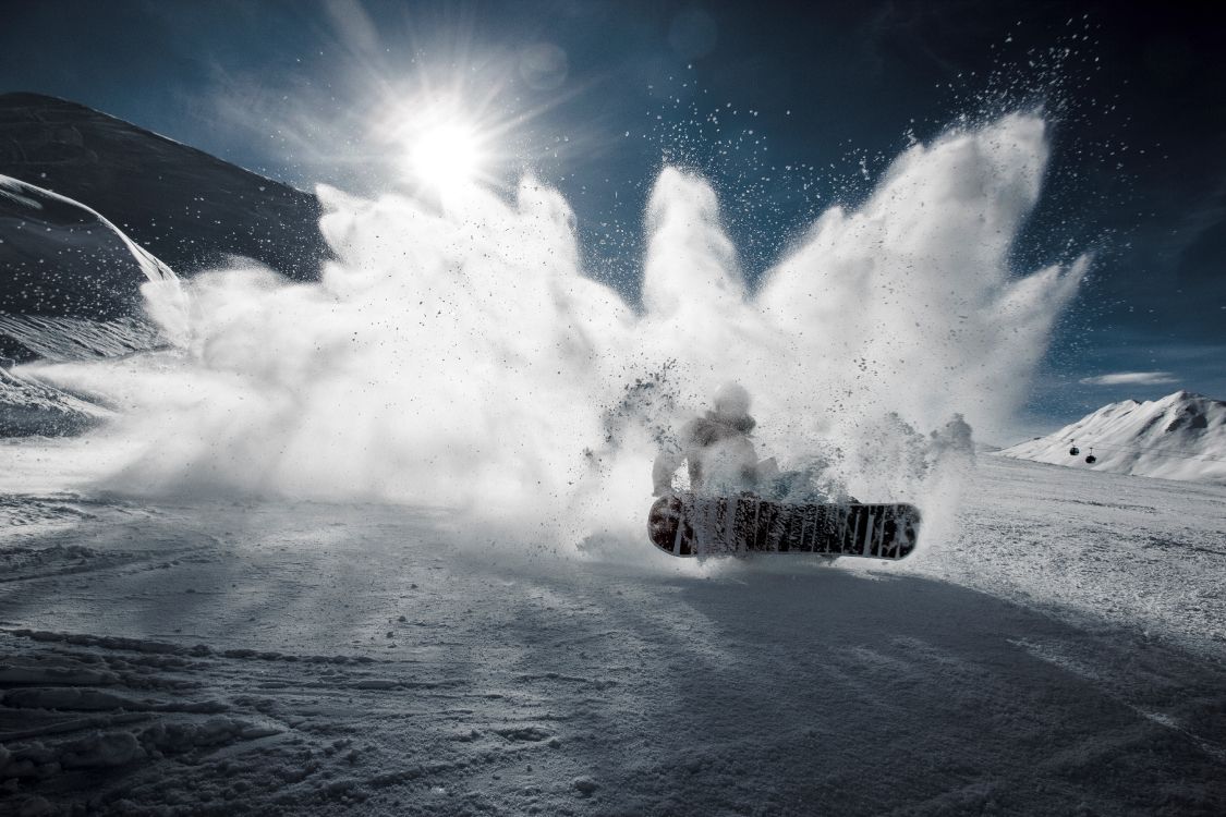 Snowboarden, Schnee, Winter, Cloud, Gletscher. Wallpaper in 5184x3456 Resolution