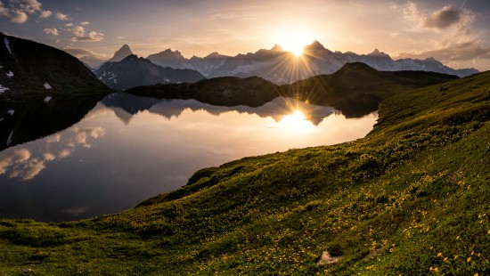 Image lacs de fentre, landscape, glacier de pice, cloud, water