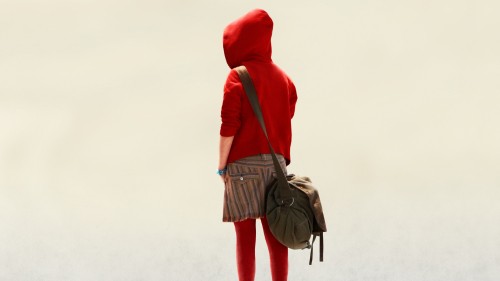 Image hard candy movie, red, standing, shoulder, outerwear