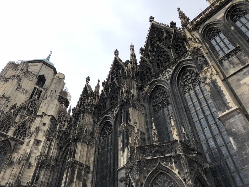 Image st stephans cathedral, st stephens cathedral, architecture, facade, gothic architecture