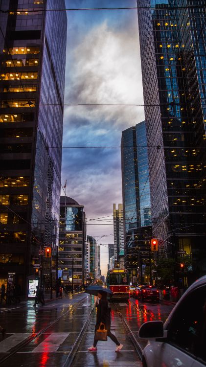 weather, skyscraper, building, cloud, daytime