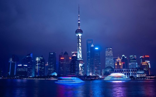 Image city skyline during night time