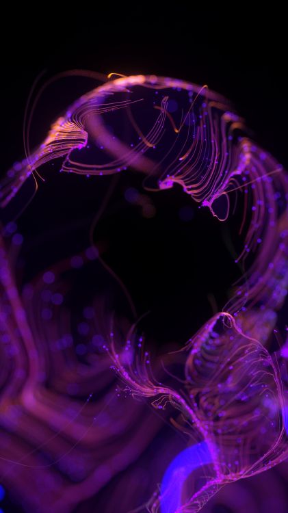 Abstract Art, Art, Purple, Light, Violet. Wallpaper in 1080x1920 Resolution