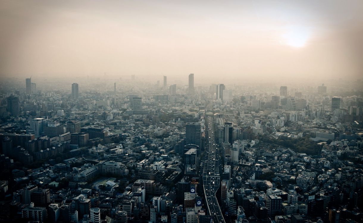 aerial view of city buildings during daytime