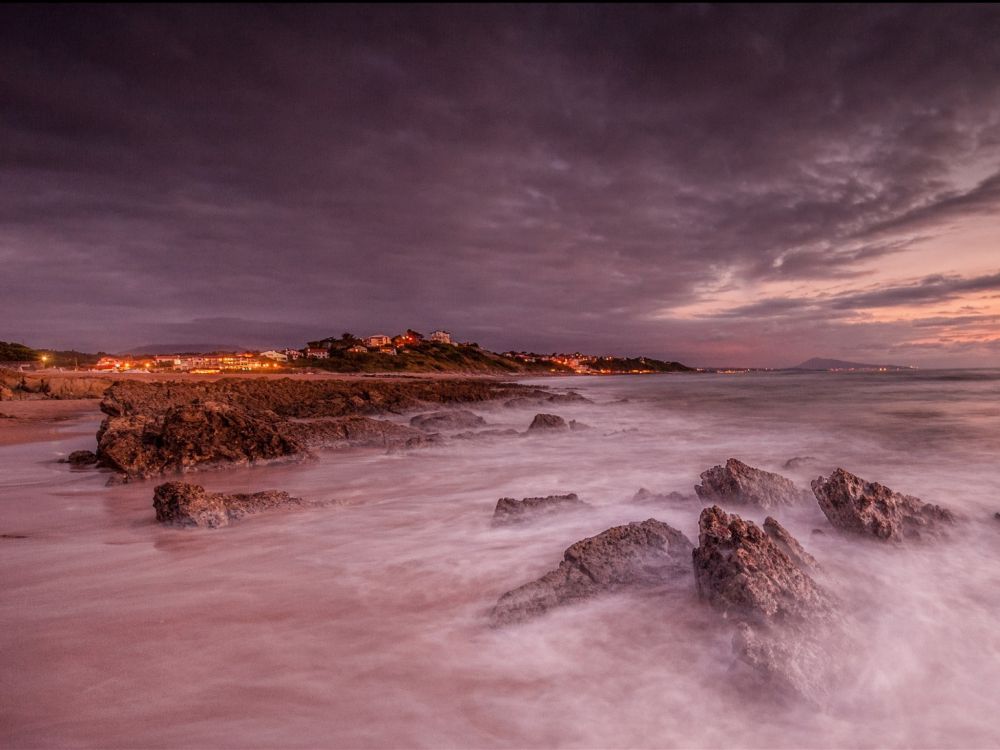 大海, 海岸, 海洋, 日落, 地平线 壁纸 2048x1536 允许