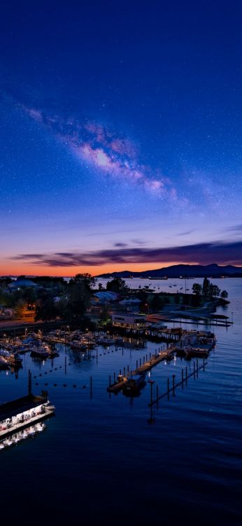 Vancouver, Eau, Les Ressources en Eau, Atmosphère, Afterglow. Wallpaper in 1080x2340 Resolution